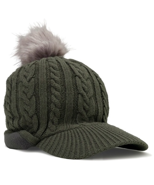 PUMA（プーマ）の「PUMA プーマ ウィメンズ ゴルフ メタルキャット ニットバイザー キャップ W（サンバイザー・メンズ・アイボリー/ダークグレー/ネイビー・フリー）」の2枚目の写真