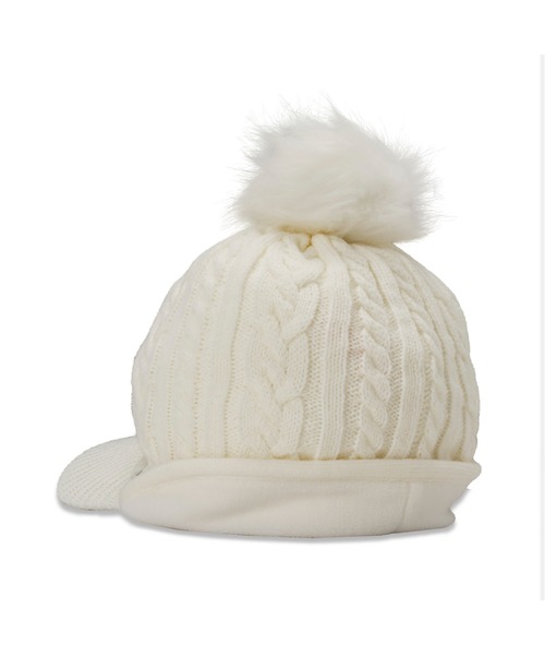 PUMA（プーマ）の「PUMA プーマ ウィメンズ ゴルフ メタルキャット ニットバイザー キャップ W（サンバイザー・メンズ・アイボリー/ダークグレー/ネイビー・フリー）」の9枚目の写真