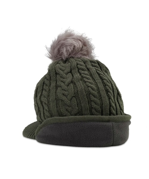 PUMA（プーマ）の「PUMA プーマ ウィメンズ ゴルフ メタルキャット ニットバイザー キャップ W（サンバイザー・メンズ・アイボリー/ダークグレー/ネイビー・フリー）」の5枚目の写真