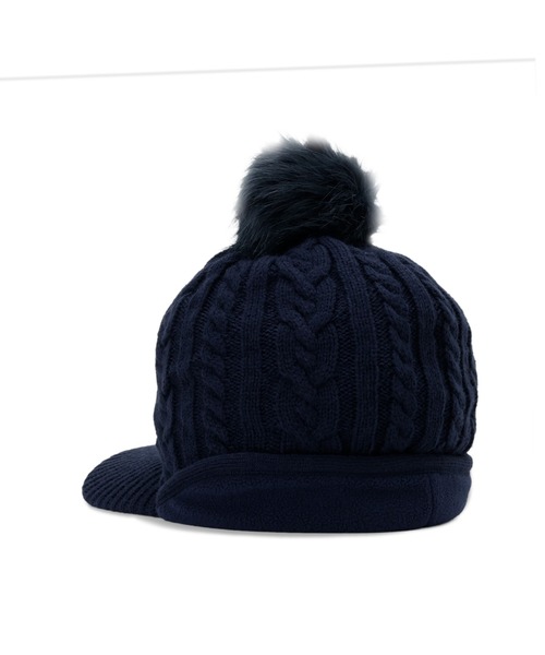 PUMA（プーマ）の「PUMA プーマ ウィメンズ ゴルフ メタルキャット ニットバイザー キャップ W（サンバイザー・メンズ・アイボリー/ダークグレー/ネイビー・フリー）」の13枚目の写真