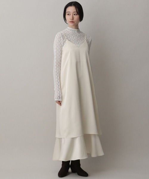 【即日発送】SENEE サテンキャミワンピース アイボリー　S リゼクシー RESEXXY サテンキャミワンピース （アイボリー