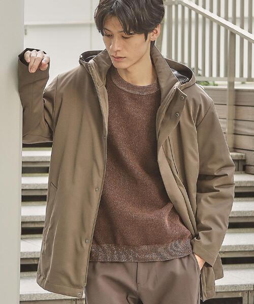 THE SHOP TK （ザ ショップ ティーケー ）の「【3WAY】中綿ライナー付き カルゼコート　洗濯機OK/ON・OFF対応（その他アウター・メンズ・ダークブラウン/ブラック・02/03/04）」の2枚目の写真