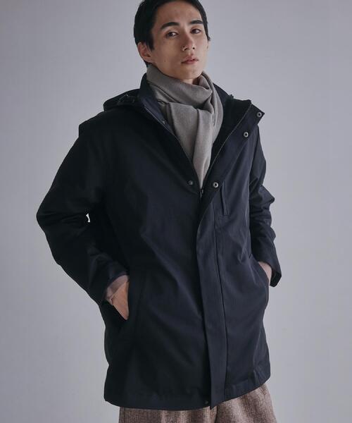 セール】【3WAY】中綿ライナー付カルゼコート 洗濯機OK/ON・OFF対応