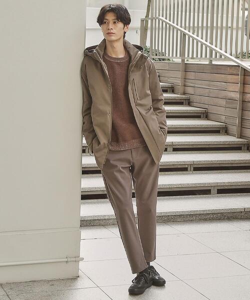 THE SHOP TK （ザ ショップ ティーケー ）の「【3WAY】中綿ライナー付き カルゼコート　洗濯機OK/ON・OFF対応（その他アウター・メンズ・ダークブラウン/ブラック・02/03/04）」の5枚目の写真