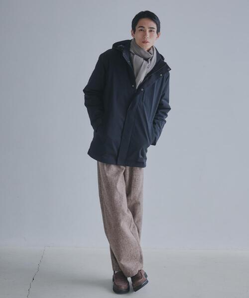 THE SHOP TK （ザ ショップ ティーケー ）の「【3WAY】中綿ライナー付き カルゼコート　洗濯機OK/ON・OFF対応（その他アウター・メンズ・ダークブラウン/ブラック・02/03/04）」の6枚目の写真