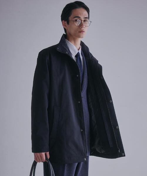 THE SHOP TK （ザ ショップ ティーケー ）の「【3WAY】中綿ライナー付き カルゼコート　洗濯機OK/ON・OFF対応（その他アウター・メンズ・ダークブラウン/ブラック・02/03/04）」の9枚目の写真