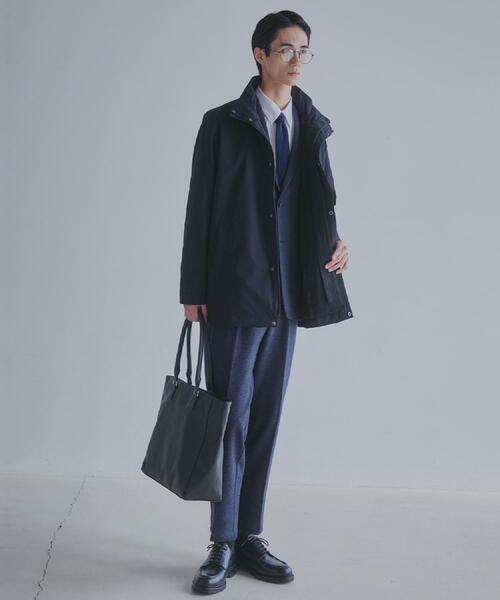 THE SHOP TK （ザ ショップ ティーケー ）の「【3WAY】中綿ライナー付き カルゼコート　洗濯機OK/ON・OFF対応（その他アウター・メンズ・ダークブラウン/ブラック・02/03/04）」の10枚目の写真