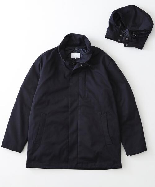 THE SHOP TK （ザ ショップ ティーケー ）の「【3WAY】中綿ライナー付き カルゼコート　洗濯機OK/ON・OFF対応（その他アウター・メンズ・ダークブラウン/ブラック・02/03/04）」の22枚目の写真