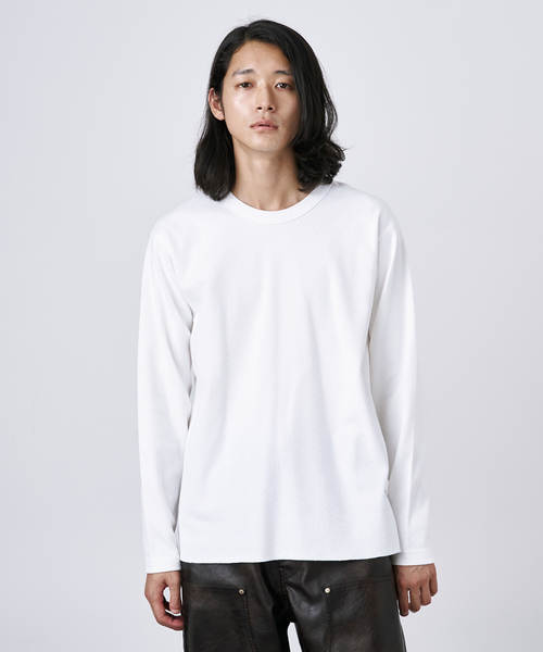 セール】裏起毛 ハニカムサーマル ロングスリーブTシャツ（Tシャツ