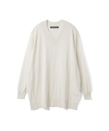 mizuiroind | mizuiro ind Vネックワイドプルオーバー(ニット/セーター)