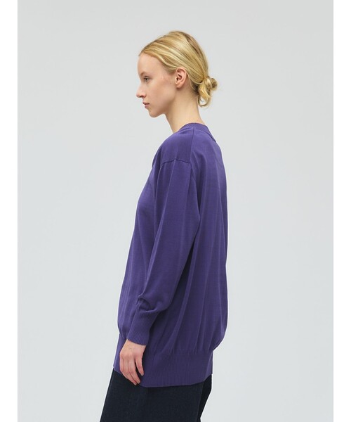 mizuiroind(ミズイロインド)の「mizuiro ind Vネックワイドプルオーバー(ニット/セーター・レディース・ブラック/アイボリー/ネイビー/パープル・FREE)」の22枚目の写真