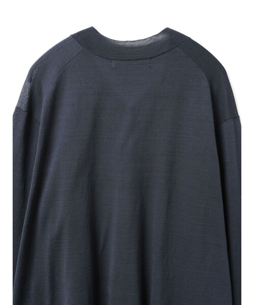 mizuiroind(ミズイロインド)の「mizuiro ind Vネックワイドプルオーバー(ニット/セーター・レディース・ブラック/アイボリー/ネイビー/パープル・FREE)」の14枚目の写真