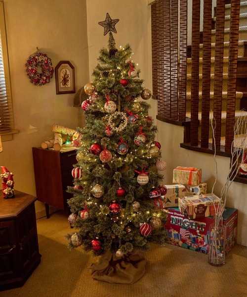 2025Xmas】クリスマスツリー180cm（インテリア雑貨）｜niko and