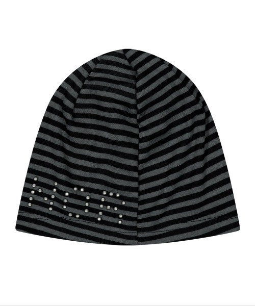 A'GEM/9 × .kom 『NIIER NOR/ニアノア』 NN BEANIE/スタッズデザイン