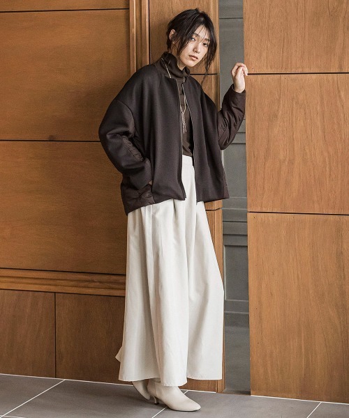 MAYSON GREY（メイソングレイ）の「メランジリブタートルネックプルオーバー≪手洗い可能≫（Tシャツ/カットソー・レディース・チャコールグレー/オフホワイト/ブラック/ブラウン/ライトグレー・M）」の6枚目の写真