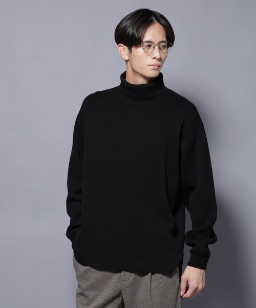 ミラノリブ ワイドタートルネックニット（ニット/セーター）｜NANO