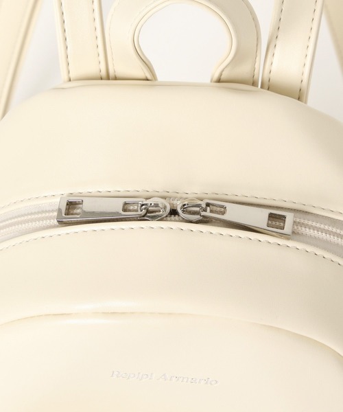 repipi armario（レピピ アルマリオ）の「チェーンキルトフェイクレザーミニリュック（バックパック/リュック・キッズ・シルバー/アイボリー/ブラック・ONESIZE）」の15枚目の写真