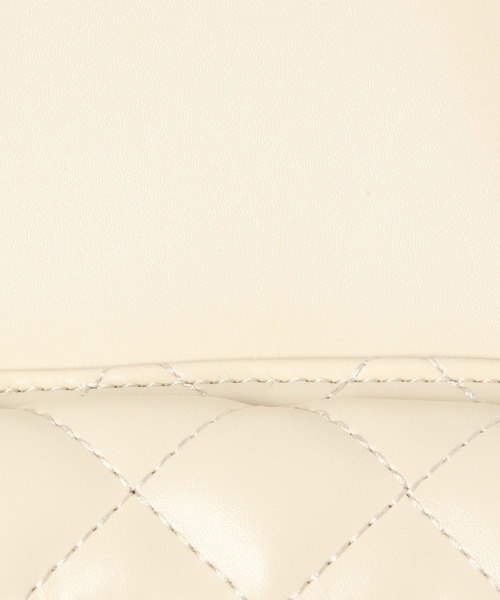 repipi armario（レピピ アルマリオ）の「チェーンキルトフェイクレザーミニリュック（バックパック/リュック・キッズ・シルバー/アイボリー/ブラック・ONESIZE）」の18枚目の写真