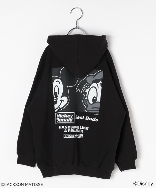 Disney（ディズニー）の「【JACKSON MATISSE×BAYFLOW】ミッキー／プルオーバーパーカー(KIDS)（パーカー・キッズ・ブラック/グレー・140cm/130cm/160cm/150cm）」の6枚目の写真