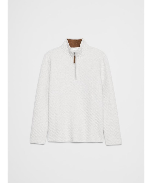 BANANA REPUBLIC FACTORY STORE(バナナリパブリック ファクトリーストア)の「◆BANANA REPUBLIC FACTORY STORE キルティング ニット ハーフジッププルオーバー(スウェット・メンズ・ネイビー/グレー/ブラック/ナチュラル/ワイン・S/M/L/XL)」の10枚目の写真
