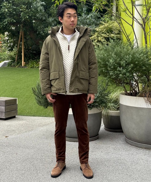 BANANA REPUBLIC FACTORY STORE(バナナリパブリック ファクトリーストア)の「◆BANANA REPUBLIC FACTORY STORE キルティング ニット ハーフジッププルオーバー(スウェット・メンズ・ネイビー/グレー/ブラック/ナチュラル/ワイン・S/M/L/XL)」の9枚目の写真