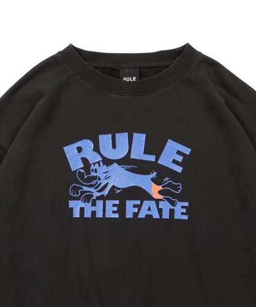RULE THE FATE（ルールザフェイト）の「RTF DOG DAMAGE SWEAT PULLOVER/ドッグダメージスウェットプルオーバー（スウェット・メンズ・ブラック/ベージュ・0/2/1）」の3枚目の写真