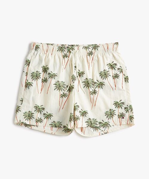 TOMMY HILFIGER（トミーヒルフィガー）の「ミディアムドローストリングプリントボードショーツ（水着・メンズ・ホワイト/グリーン/ホワイト系その他/マルチ/オレンジ・MEDIUM/LARGE/X-LARGE）」の9枚目の写真