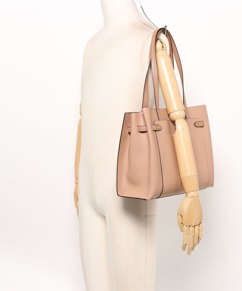 m.f.editorial(エムエフエディトリアル)の「【A4対応 鞄】m.f.エディトリアル レディース 前ポケット付き トートバッグ(トートバッグ・レディース・グレー/ベージュ/ブラック・FREE)」の8枚目の写真