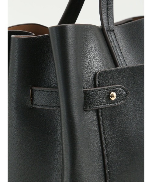 m.f.editorial(エムエフエディトリアル)の「【A4対応 鞄】m.f.エディトリアル レディース 前ポケット付き トートバッグ(トートバッグ・レディース・グレー/ベージュ/ブラック・FREE)」の13枚目の写真