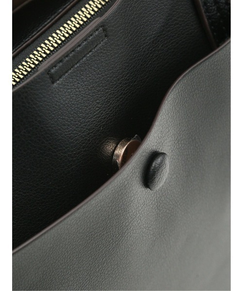 m.f.editorial(エムエフエディトリアル)の「【A4対応 鞄】m.f.エディトリアル レディース 前ポケット付き トートバッグ(トートバッグ・レディース・グレー/ベージュ/ブラック・FREE)」の14枚目の写真