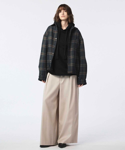 UNISEX》Loop-knit Sweat Pullover Hoodie/吊り編み裏毛プルオーバー