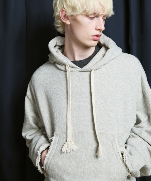 メゾンスペシャル　Loop-knit Sweat Pullover Hoodie UNISEX》Loop-knit Sweat Pullover Hoodie/吊り編み裏毛プルオーバー