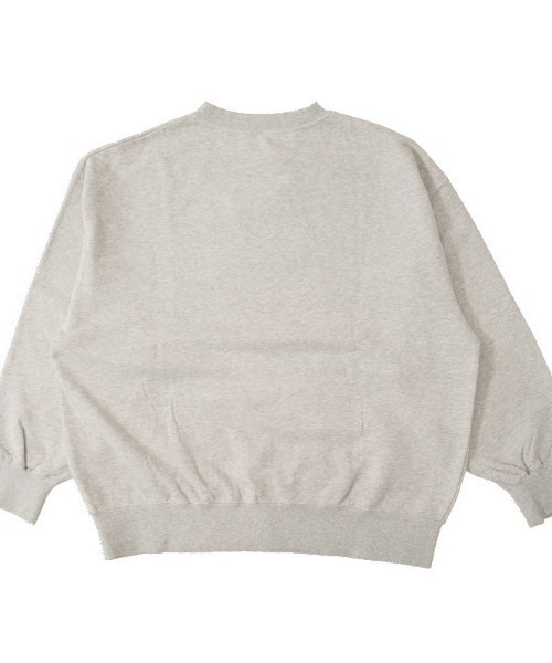 DOD（ディーオーディー）の「ディーオーディー DOD シン・カレッジスウェットシャツ アウトドアカジュアル スウェットトレーナー（スウェット・メンズ・ブラック/グレー・M/L/XL）」の4枚目の写真