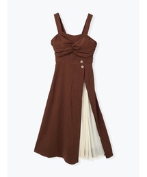 LUDIC PARK（ルディックパーク）の「スエードツイストジャンパースカート（ワンピース）」