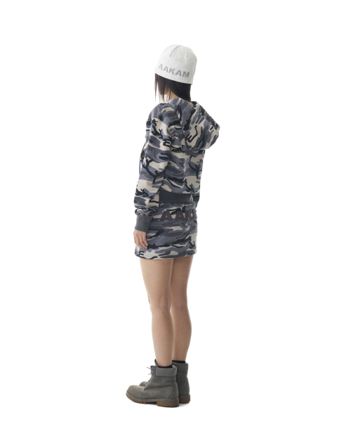 AAKAM（アーカム）の「Camouflage Logo Sweat Skirt (Gray)（スカート・レディース・その他・FREE）」の11枚目の写真