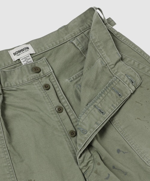 BOW WOW(バウワウ)の「REPAIRED USAF MECHANIC PANTS(カーゴパンツ・メンズ・グリーン系その他・L/XL)」の4枚目の写真