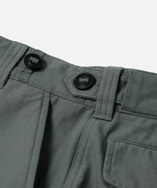 FRIZMWORKS(フリズムワークス)の「BACKSATIN ROYAL NAVY COMBAT PANTS _ STEEL GRAY(その他パンツ・レディース・その他・MEDIUM/LARGE)」の8枚目の写真
