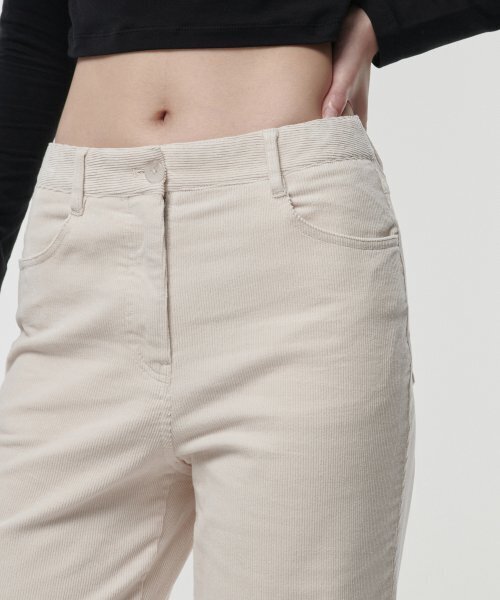 MUSINSA STANDARD WOMAN（ムシンサスタンダードウーマン）の「ウィメンズストレートコーデュロイパンツ[クリーム]（その他パンツ・レディース・その他・30/24/25/26/27/28/29）」の16枚目の写真