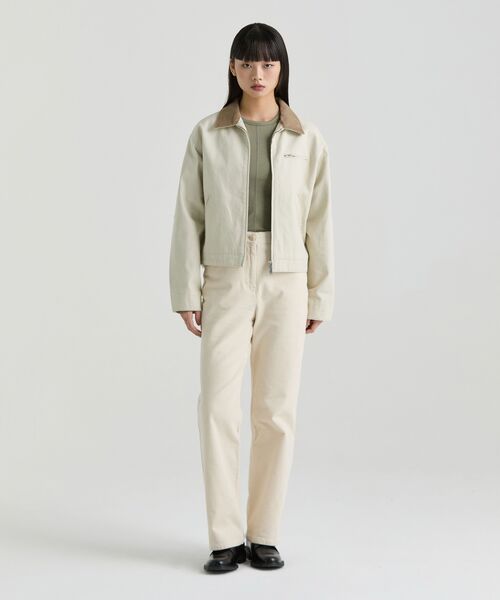 MUSINSA STANDARD WOMAN（ムシンサスタンダードウーマン）の「ウィメンズストレートコーデュロイパンツ[クリーム]（その他パンツ・レディース・その他・30/24/25/26/27/28/29）」の13枚目の写真