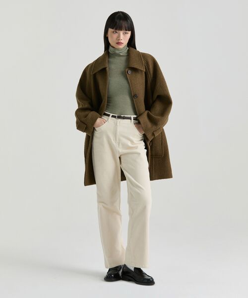 MUSINSA STANDARD WOMAN（ムシンサスタンダードウーマン）の「ウィメンズストレートコーデュロイパンツ[クリーム]（その他パンツ・レディース・その他・30/24/25/26/27/28/29）」の12枚目の写真