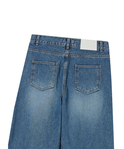 THE GREEN LAB（ザグリーンラボ）の「オーバーサイズノンフェイドデニム[ブルー]（デニムパンツ・レディース・その他・SMALL/MEDIUM）」の20枚目の写真