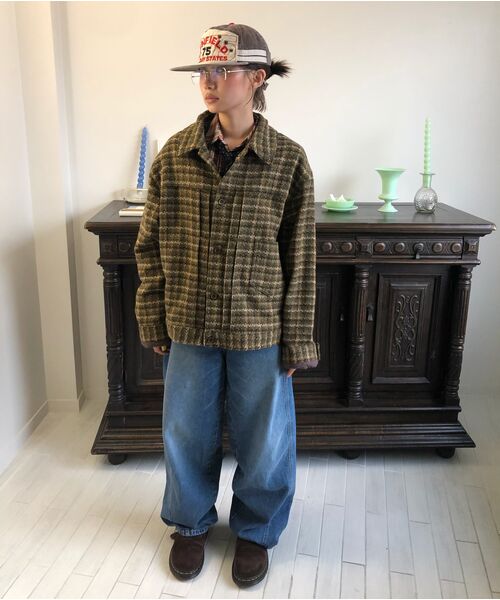 THE GREEN LAB（ザグリーンラボ）の「オーバーサイズノンフェイドデニム[ブルー]（デニムパンツ・レディース・その他・SMALL/MEDIUM）」の10枚目の写真
