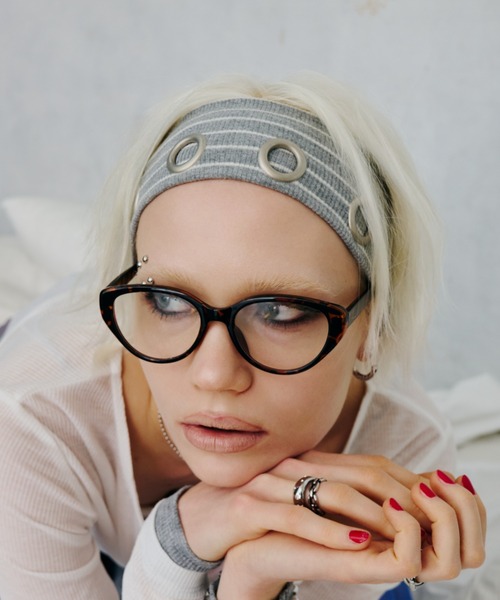DTYYPE(ドタイプ)の「アイレットヘアバンド(ヘアバンド・レディース・グレー/グレー系その他/ブラック系その他・FREE)」の13枚目の写真
