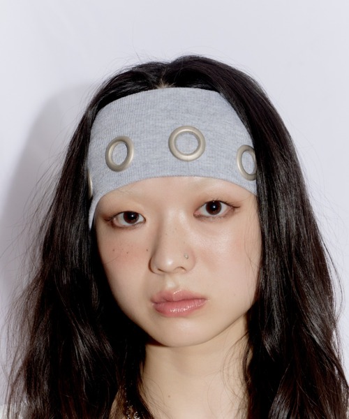 DTYYPE(ドタイプ)の「アイレットヘアバンド(ヘアバンド・レディース・グレー/グレー系その他/ブラック系その他・FREE)」の9枚目の写真