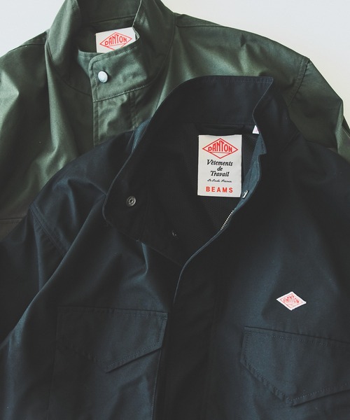 DANTON(ダントン)の「【別注】DANTON / ジップアップ ブルゾン(ブルゾン・メンズ・オリーブ/ブラック・X-LARGE/LARGE/MEDIUM/SMALL)」の4枚目の写真