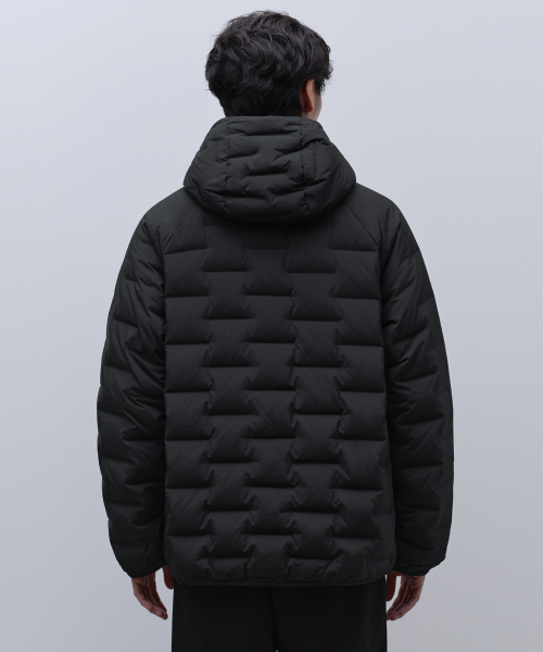 【値下げ】  ダウンジャケット ブラック phenix 別注 WINDSTOPPER(R) PRODUCTS BY GORE-TEX LABS スタンド