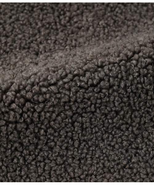 SIPULI（シプリ）の「Eco Fur ショールカラーコート（ダウンジャケット/コート・レディース・ダークグレー/アイボリー・2）」の15枚目の写真