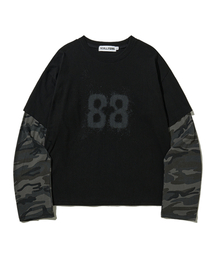 SCALLYWAG | 88 クロップレイヤードロングスリーブ[カモ](Tシャツ/カットソー)