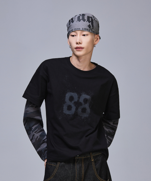 SCALLYWAG（スカリーワグ）の「88 クロップレイヤードロングスリーブ[カモ]（Tシャツ/カットソー・レディース・その他・MEDIUM/LARGE）」の3枚目の写真