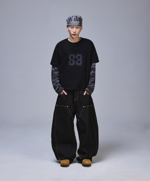 SCALLYWAG（スカリーワグ）の「88 クロップレイヤードロングスリーブ[カモ]（Tシャツ/カットソー・レディース・その他・MEDIUM/LARGE）」の4枚目の写真